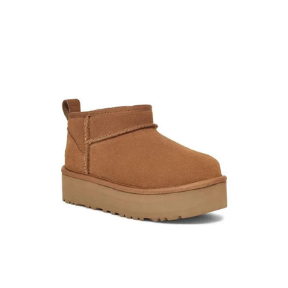 UGG Classic Ultra Mini Platform Boot Chestnut Kids