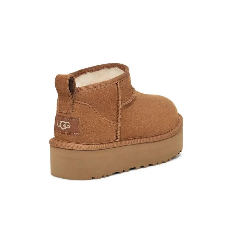 UGG Classic Ultra Mini Platform Boot Chestnut Kids