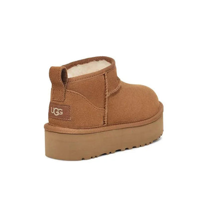 UGG Classic Ultra Mini Platform Boot Chestnut Kids