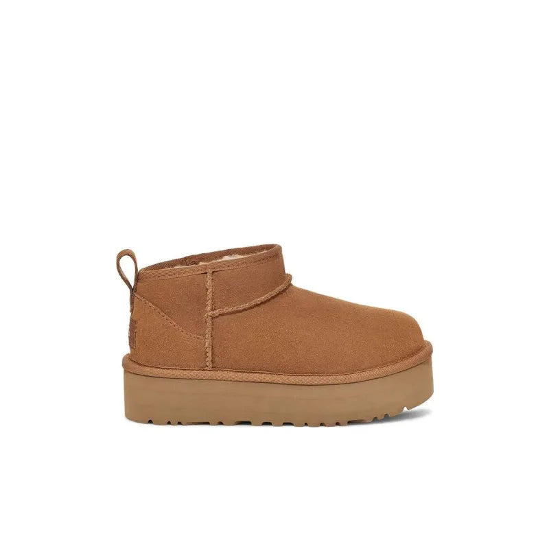 UGG Classic Ultra Mini Platform Boot Chestnut Kids